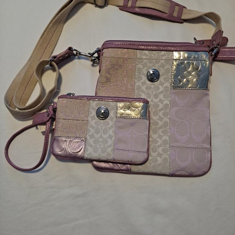 Coach Bag and Wristlet